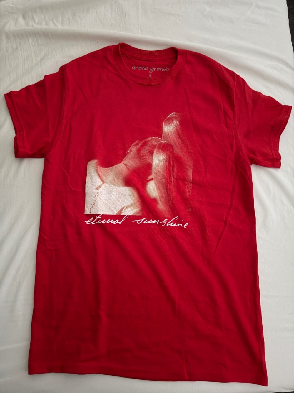 Ariana Grande Eternal Sunshine Tour pop-up merch shirt